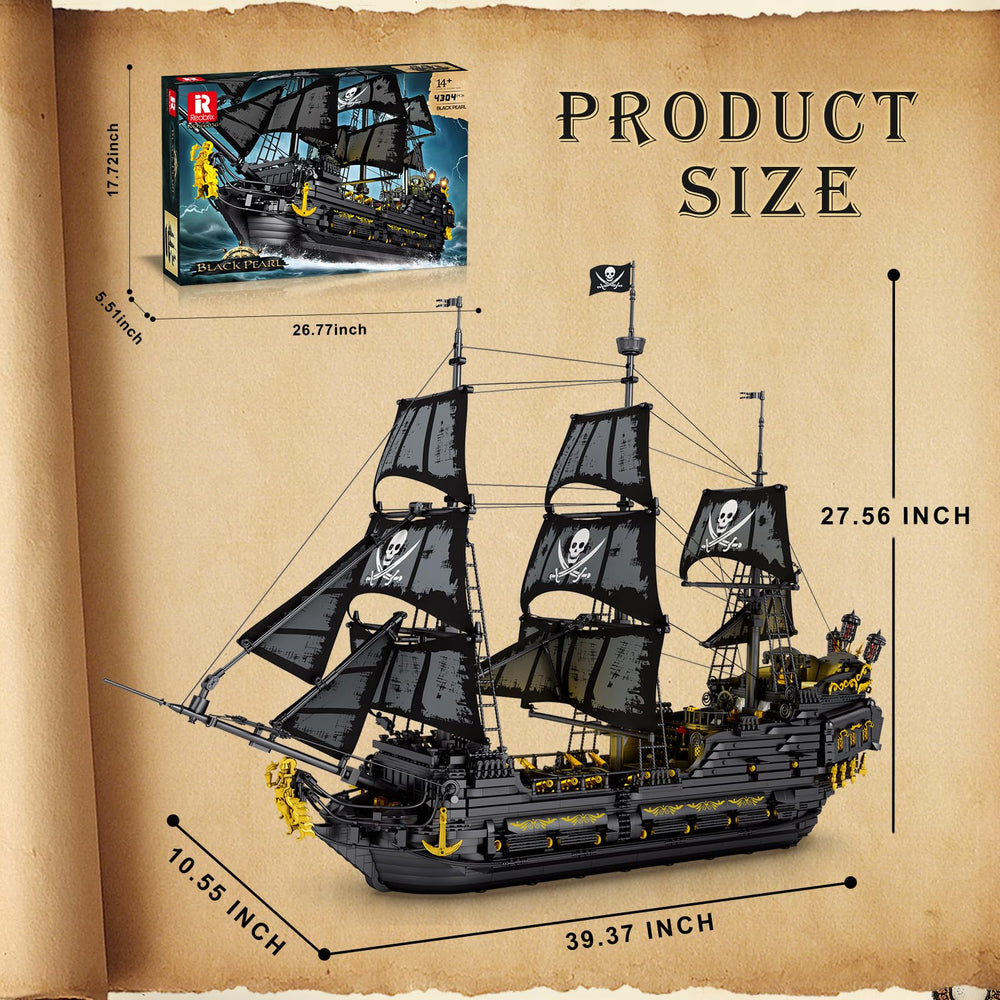 Reobrix Black Pearl hull assembly highlights precision and STEM learning.