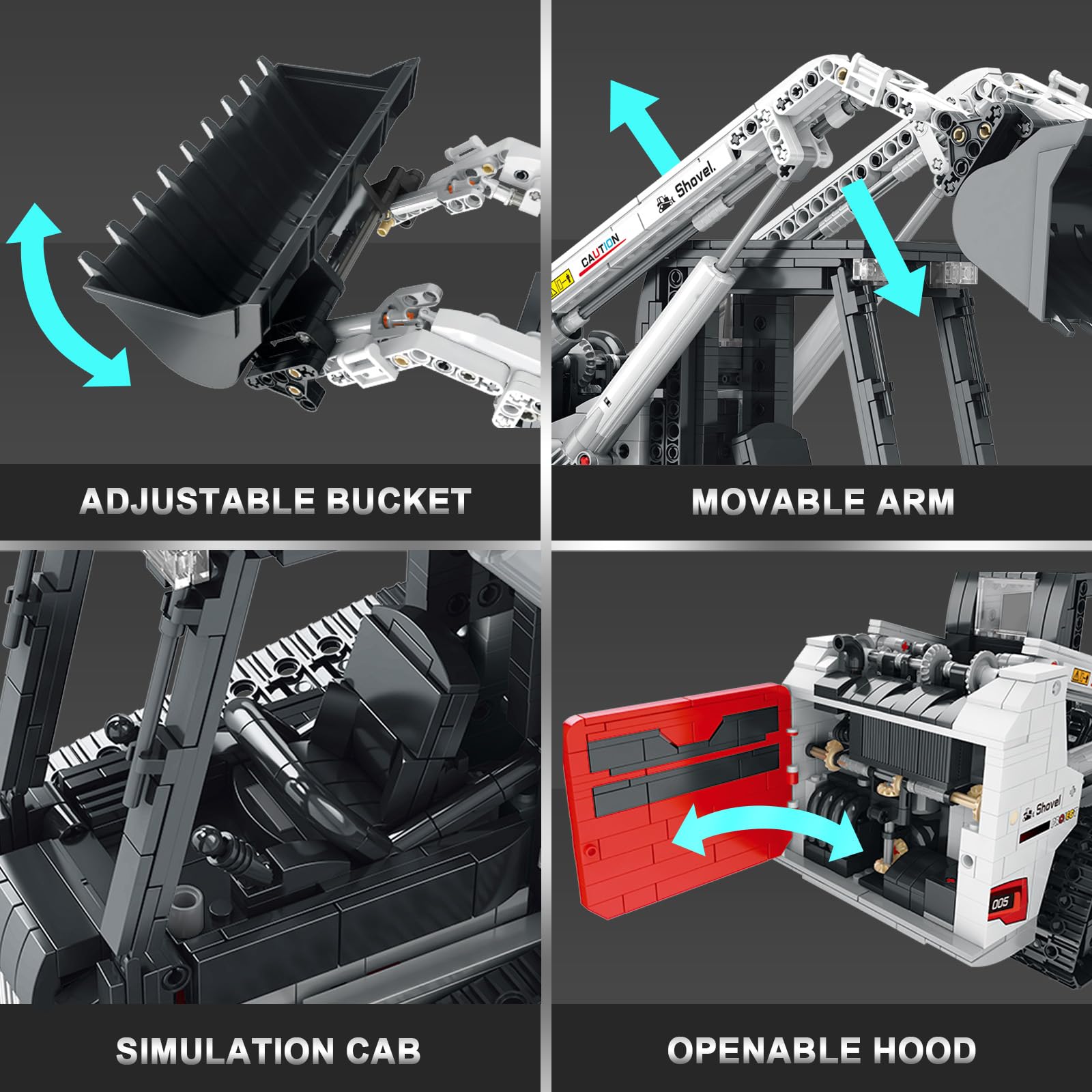 Reobrix 360-degree steering enables fluid loader navigation during play