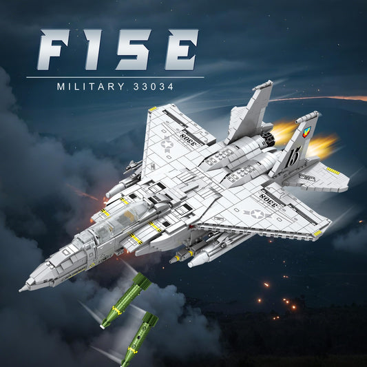 Reobrix F-15E with matte finish enhances display presence for aviation enthusiasts.