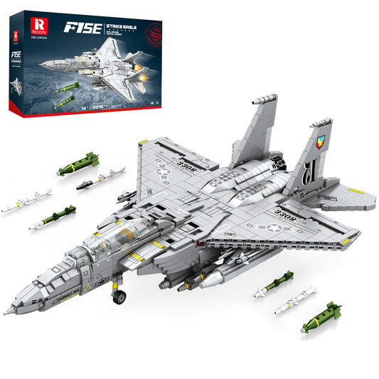 Reobrix F-15E model shows detailed exterior panel lines for display.