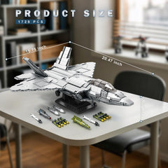 Reobrix F-22 durable construction supports long-lasting display.