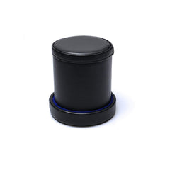 RERIVER dice cup top view highlights lid alignment for quick setup.