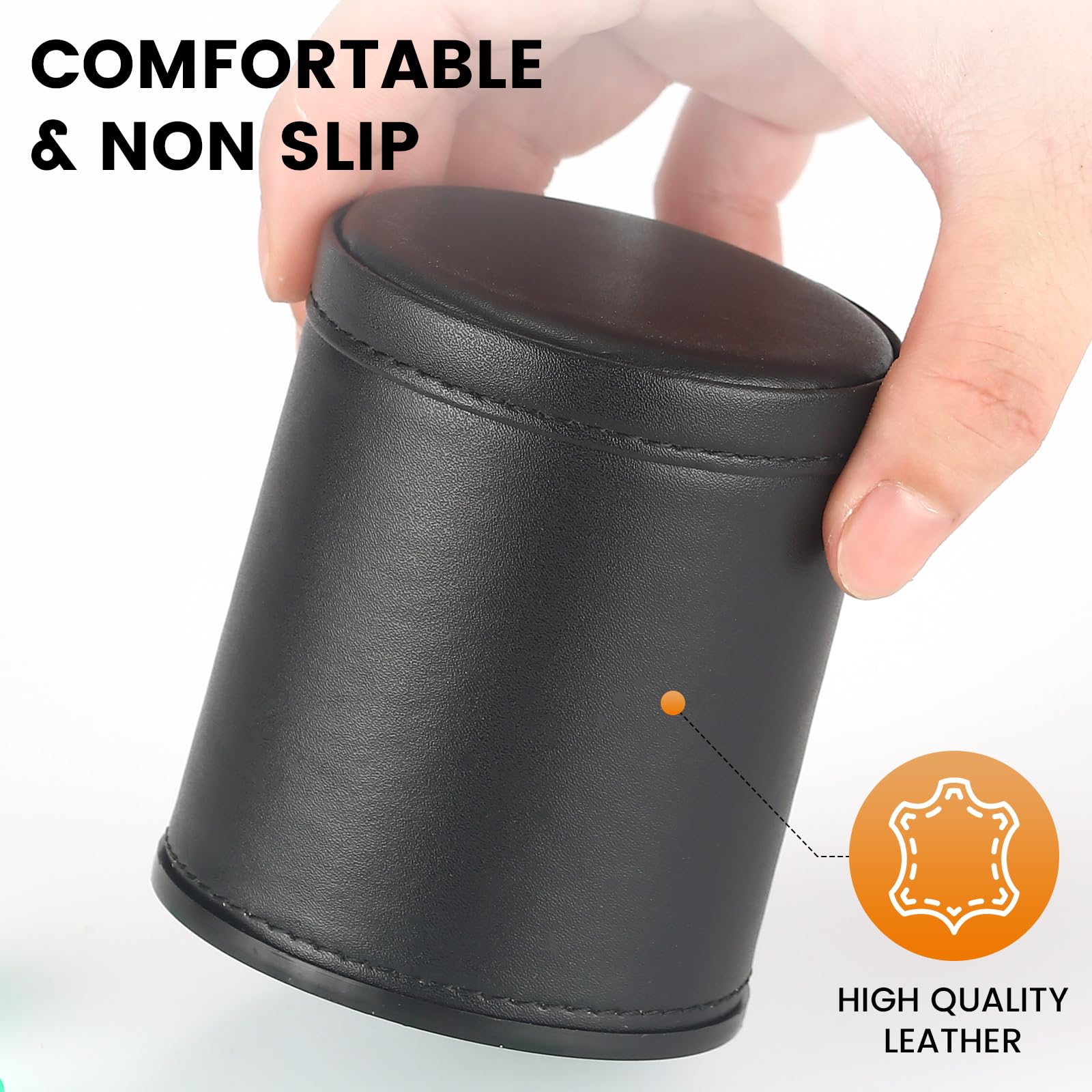 RERIVER cups measure 3.5 inches tall for easy handling