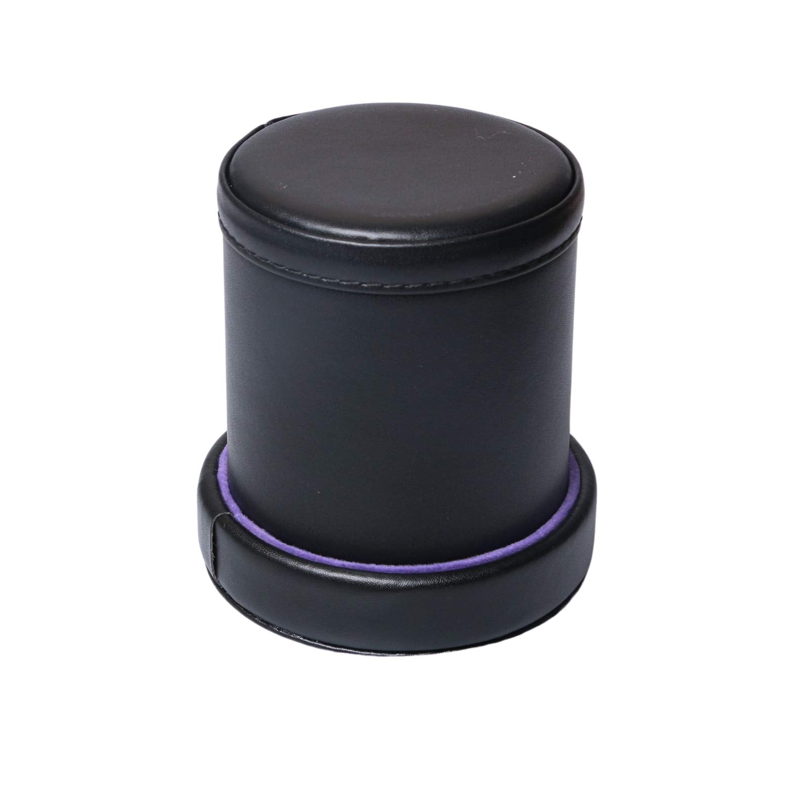 Six translucent purple dice included with RERIVER cup
