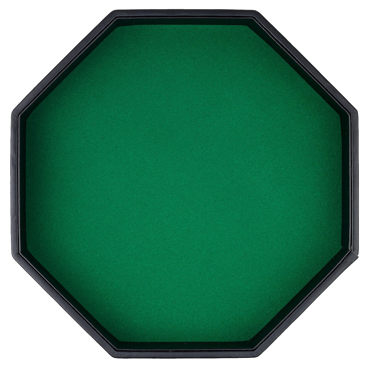 RERIVER dice tray with green felt inside reduces noise and improves rolling