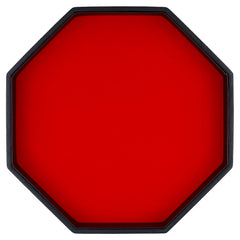 RERIVER dice tray in red PU leather for durable tabletop play