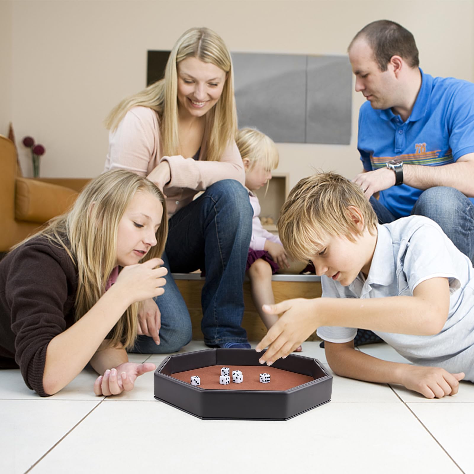 RERIVER tray protects table surfaces from scratches during sessions.