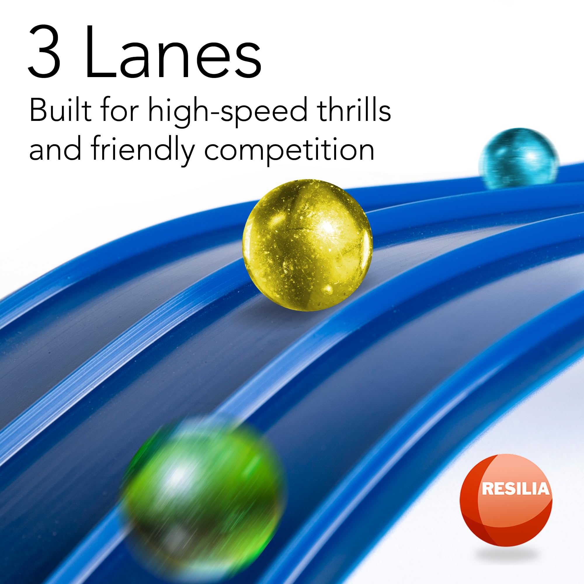 RESILIA track made in the USA with durable recycled vinyl materials.