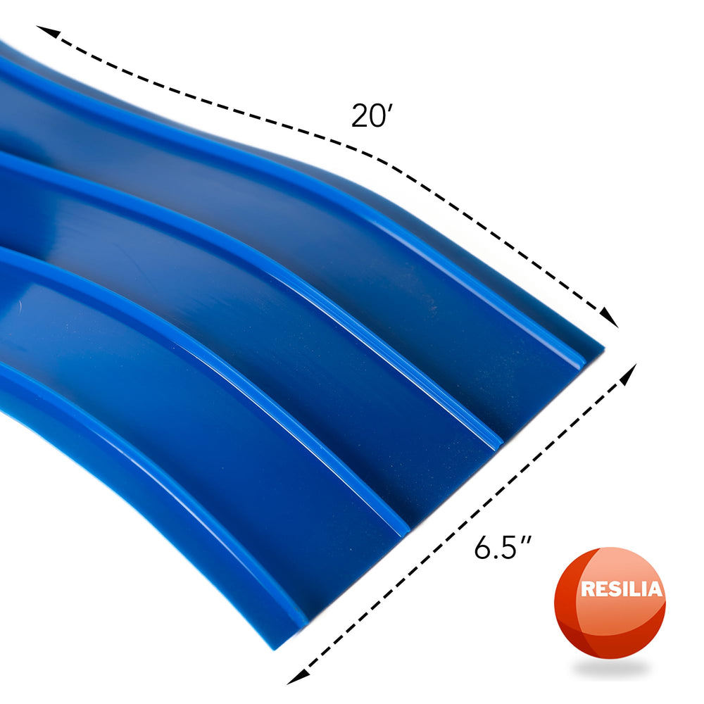 RESILIA race track in indoor and outdoor settings for flexible play.