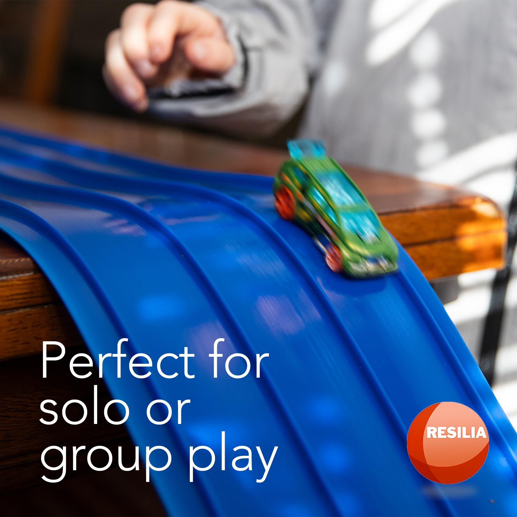 RESILIA waterproof race track ready for all-weather play.