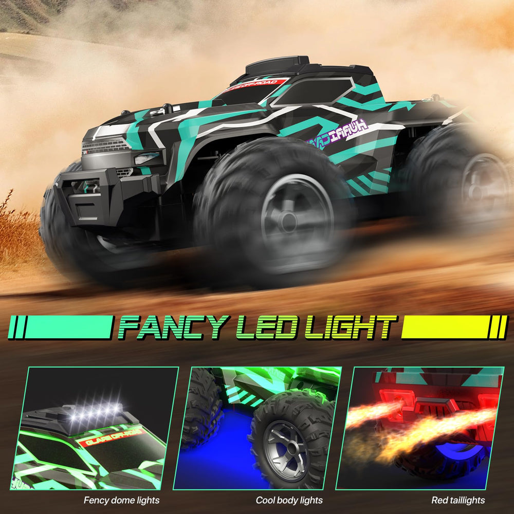 Resosese durable ABS body ready for off-road action.