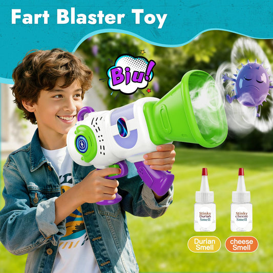 Resosese Fart Gun fog ring with durian scent adds unique aroma to play.