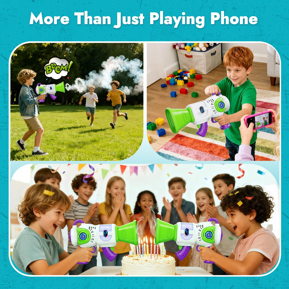 Resosese Fart Gun sound effects enhance humorous play moments.