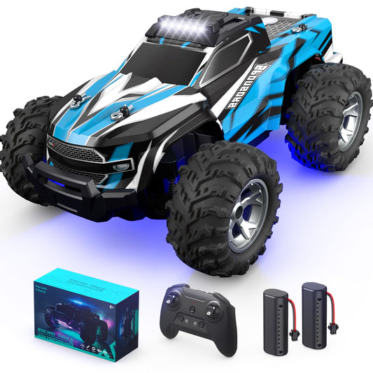Resosese RC car front view with rugged design for outdoor play.