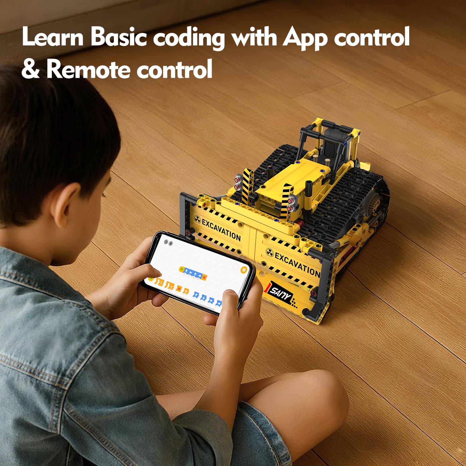 Resosese remote control with 2.4GHz precision control offers authentic operating feel.