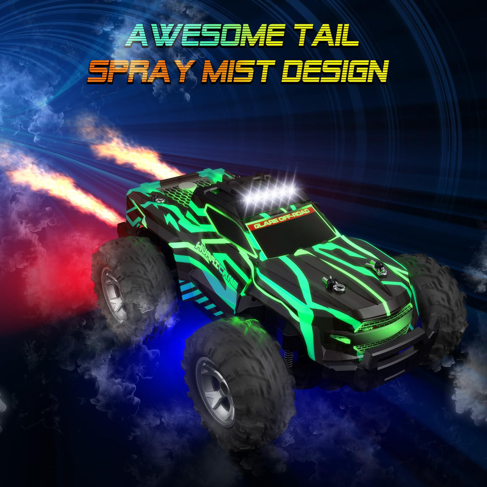 Resosese RC car with two-speed settings for control and drift.