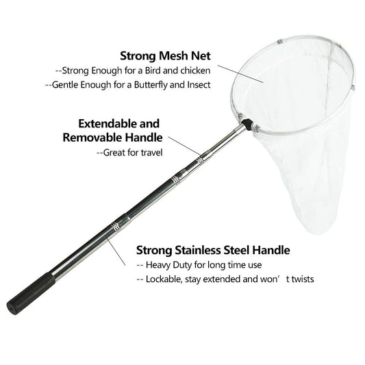 RESTCLOUD insect net 24-inch depth helps reach from tall shrubs