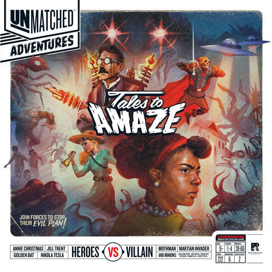 Restoration Games Unmatched Adventures Annie Christmas miniature for thrilling team play.