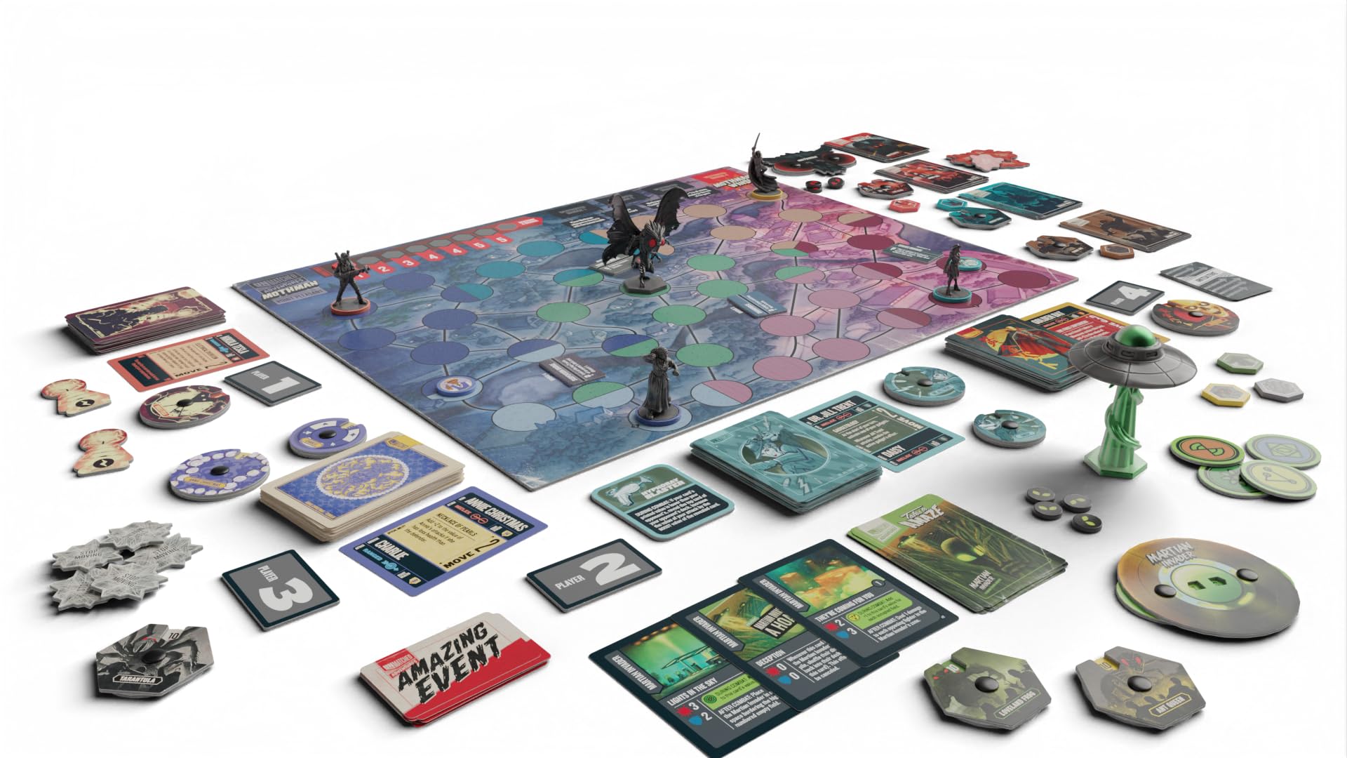 Restoration Games Unmatched Adventures Golden Bat miniature for dynamic combat scenarios.