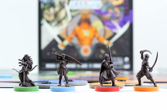 Restoration Games Unmatched Alice with vorpal blade figure for fast tactical skirmishes