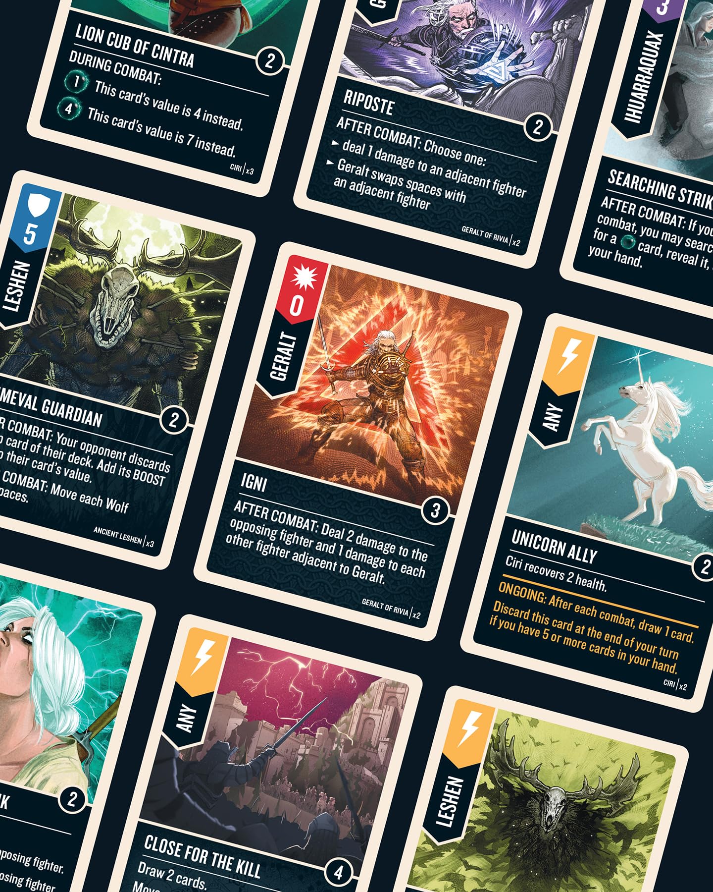 Restoration Games Unmatched Witcher-themed arena board enhances map-based strategy