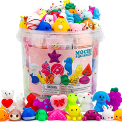 Resumplan Mochi Squishy with animal designs for tactile play and stress relief
