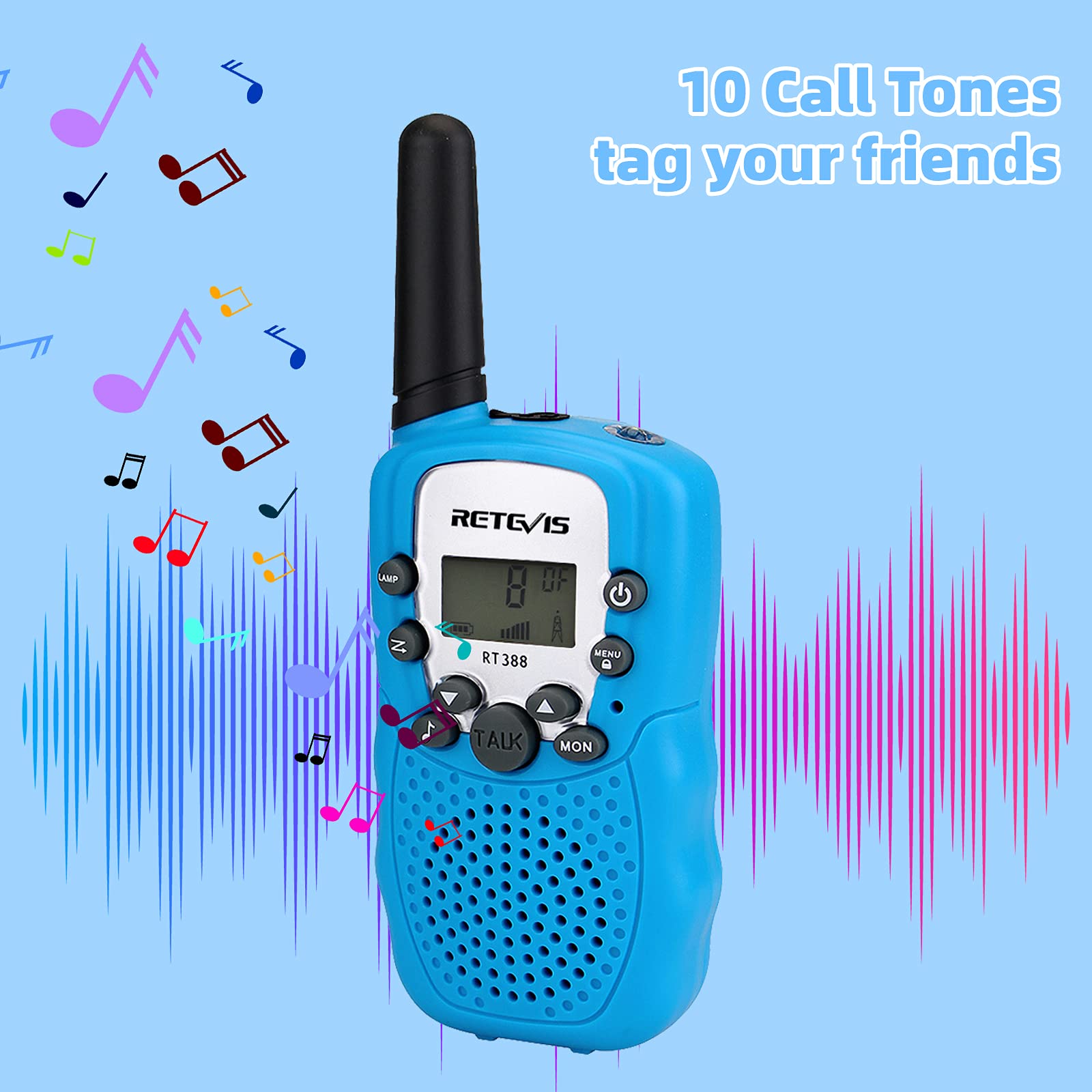 Retevis RT388 22-channel radio enables group conversations