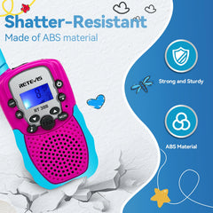 Retevis RT388 crisp clear sound ideal for group games and outdoor adventures.