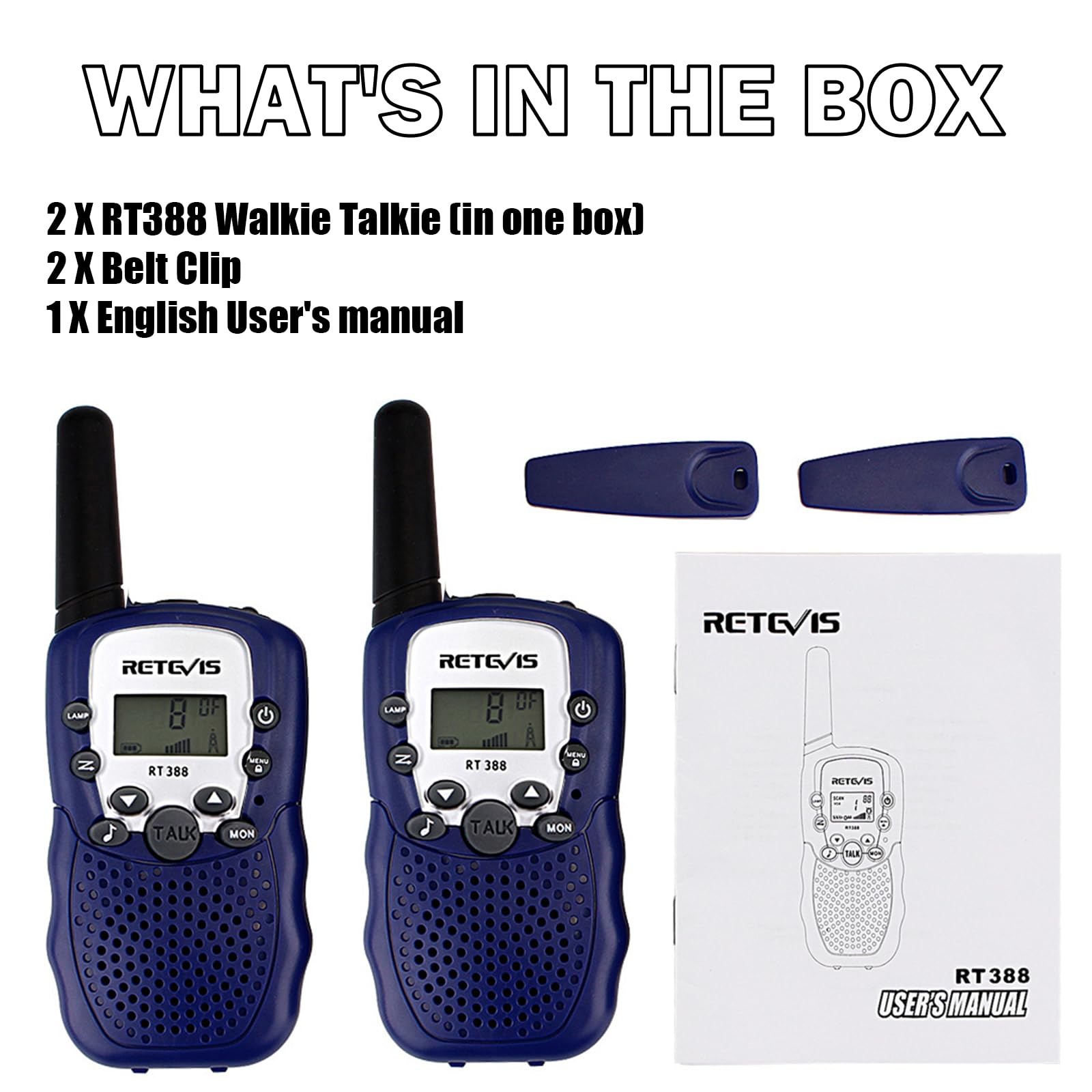 Retevis RT388 kid-friendly design for safe family communication