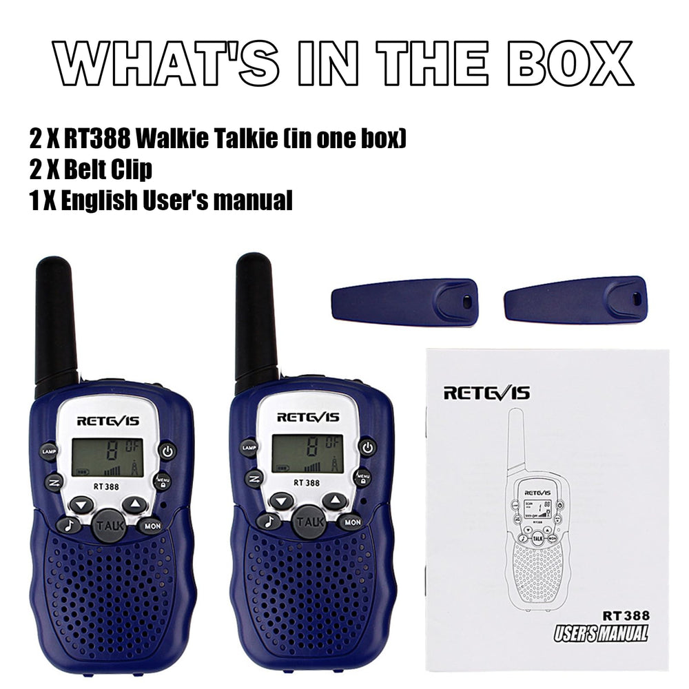 Retevis RT388 kid-friendly design for safe family communication