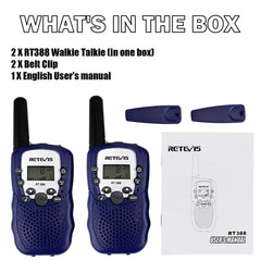 Retevis RT388 kid-friendly design for safe family communication