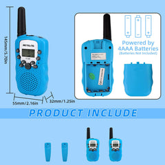 Retevis RT388 two-pack blue ideal for siblings' adventures
