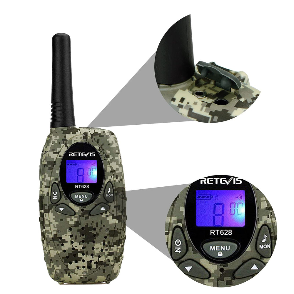Retevis RT628 compact ergonomic design fits small hands