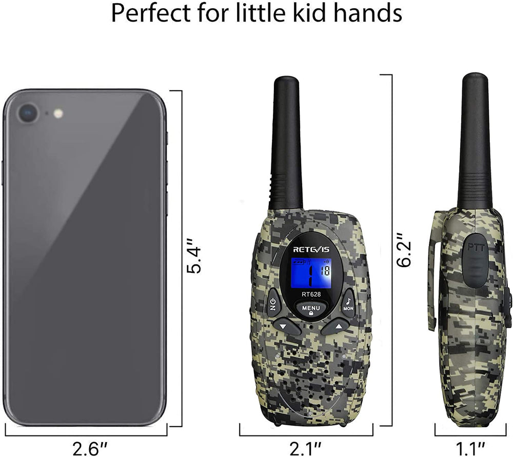 Retevis RT628 user-friendly controls for kids