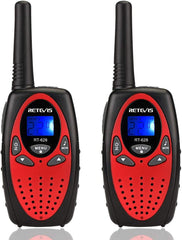 Retevis RT628 kids walkie talkie compact design for easy grip and portability.