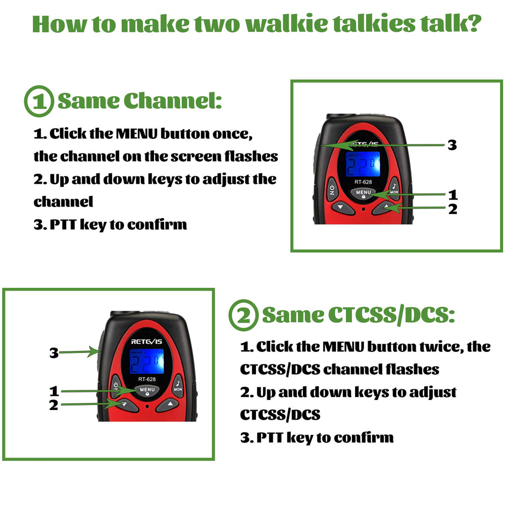 Retevis RT628 lightweight handheld device ideal for outdoor activities.