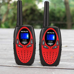 Retevis RT628 VOX hands-free lets kids chat without pressing buttons.