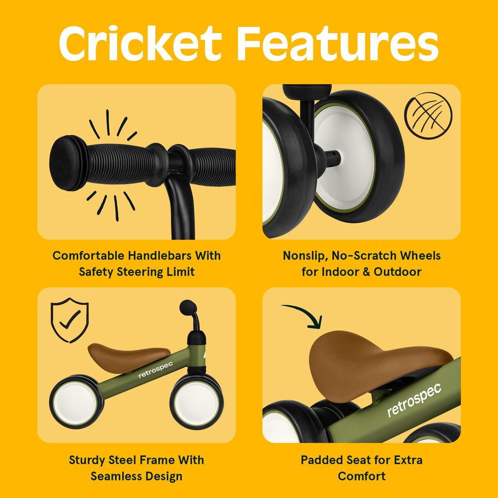 Retrospec Cricket closeup of quiet non-marking wheels protecting floors and providing grip