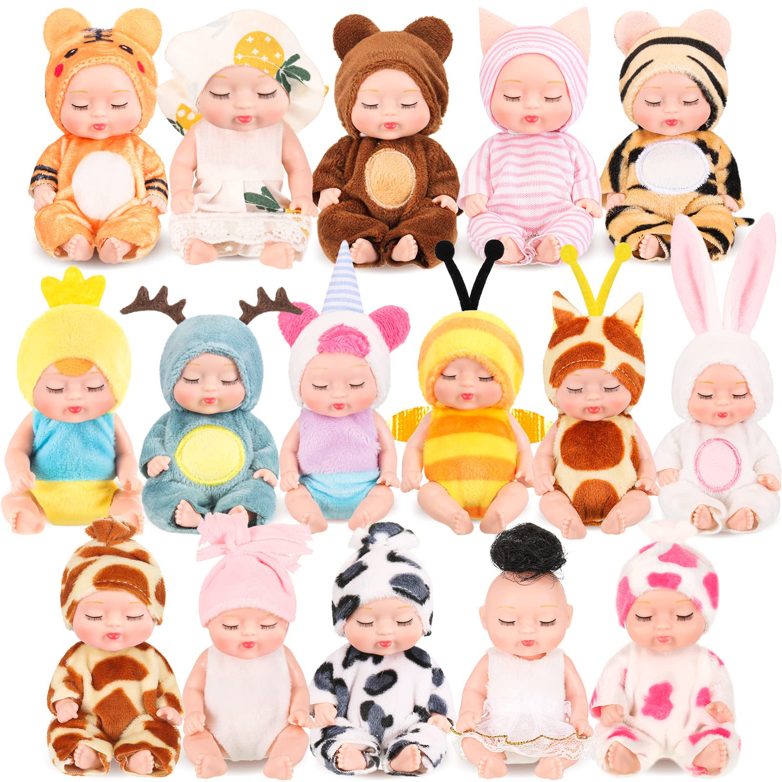 Retrowavy mini reborn doll with rabbit outfit inspires imaginative play for kids