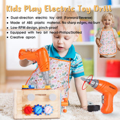 REXBETI exclusive apron supports imaginative carpentry role play