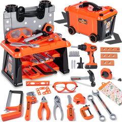 REXBETI box and drill for kids – safe, durable pretend play toolkit