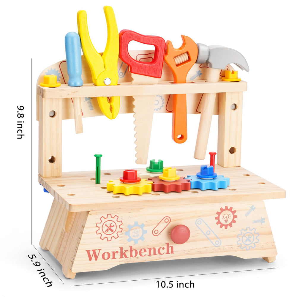 REXBETI wooden mallet and tools give a realistic, safe practice experience.
