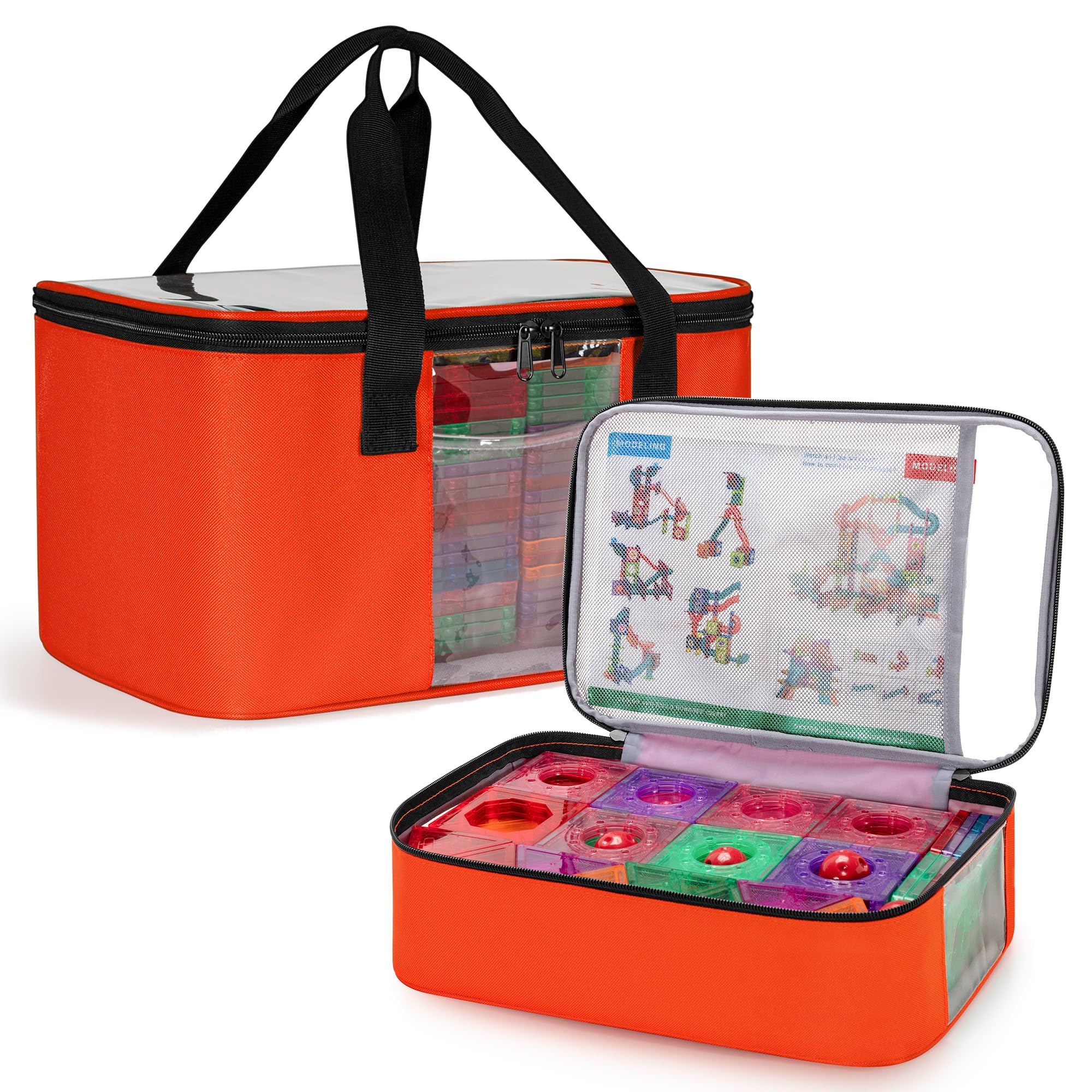 Rexmica bag reinforced handles support comfortable carrying.