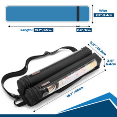 Rexmica tube case view panel to preview mats without opening