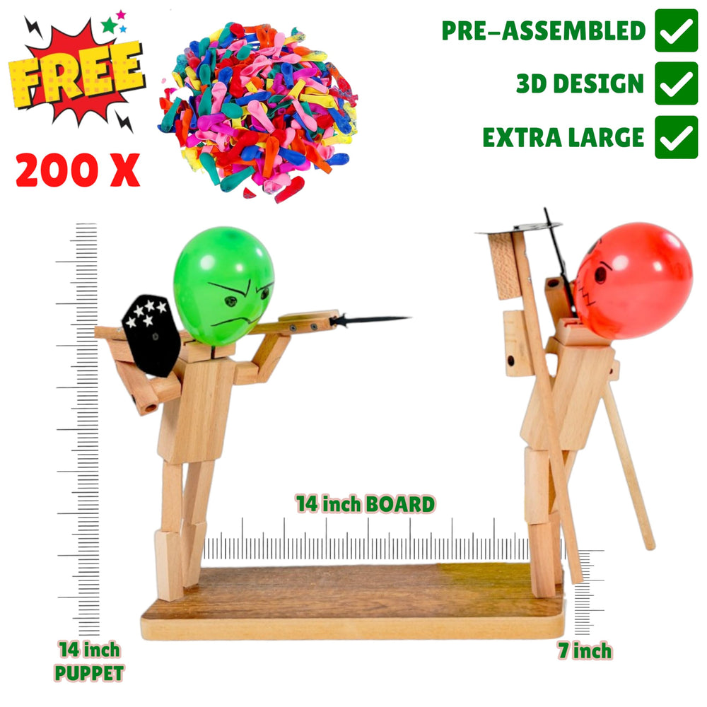 Rezimet extra-large balloon set boosts game intensity.