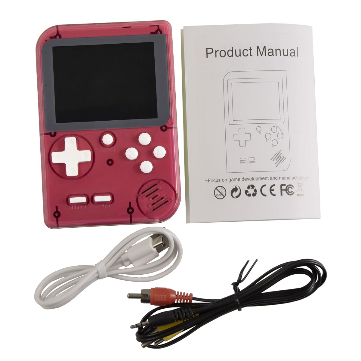 RFetomax retro console includes 400 built-in games for instant play.