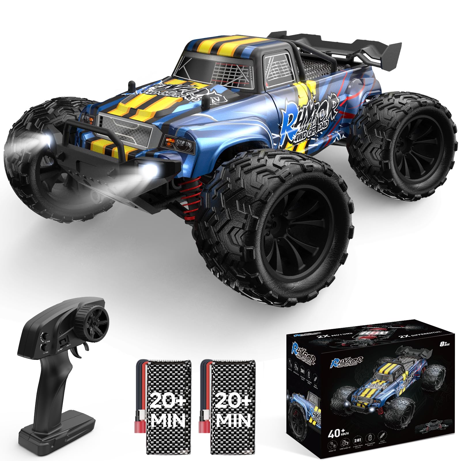 Rhybor 1:16-scale RC car speed view for thrilling outdoor racing