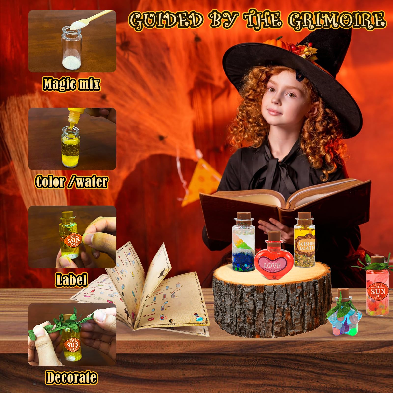 Rhybor potion pigments and powders provide vibrant color options.