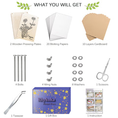Rhykoka complete-kit image shows tools and blotting sheets included