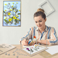 Rhykoka flower press sturdy-wood design for on-the-go crafting